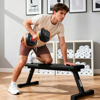 Ensemble d'haltères réglables de 56 lb avec 16 niveaux de poids, haltères à changement rapide pour la maison, la salle de sport, l'appartement, gain de place
