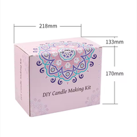 Kit de fabrication de bougies DIY, ensemble de démarrage avec cire de soja pour débutants, artisanat à domicile, aromathérapie, fournitures cadeaux, fabrication artisanale, naturel, créatif