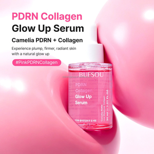 Sérum Visage Anti-âge au Collagène PDRN Effet Bonne Mine Capsules Roses Éclaircissantes Instantanées Peptides Marque Privée - Product Image 1