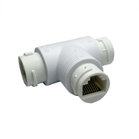 Inyector POE, Convertidor de Separación, Conector Hembra RJ45 para CCTV, Divisor POE RJ45 IP65 para Cámara IP