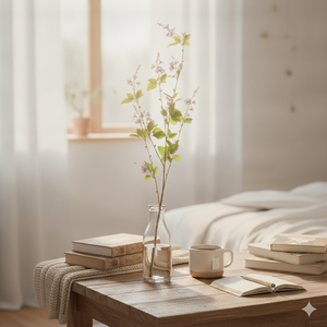Rama de Flor Artificial de <span class=keywords><strong>Duranta</strong></span> Erecta Púrpura, Ramo de Gotas de Oro Falsas con Hojas Verdes para Decoración del Hogar - Product Image 3