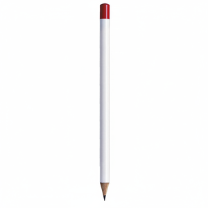 Matite Grandi Bianche con Cappuccio Rosso Ordine Minimo 50 Pezzi Matite Colorate Assortite - Product Image 2