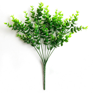 Ramo de Hojas de Eucalipto Artificial de 35 cm de Altura, Simulación Realista, Decoración para Bodas y Hogar - Product Image 5