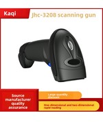 Escáner de Código de Barras con Cable KAQI JHC-3208 para Códigos Unidimensionales y Bidimensionales, Color Negro, en Stock