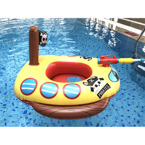 <span class=keywords><strong>Bateau</strong></span> de <span class=keywords><strong>Pirate</strong></span> gonflable pour enfants, jeu amusant de piscine de fête d'été, flotteur pour bébé avec pistolet d'écureuil, cavalier gonflable pour enfants, vente en gros - Product Image 4