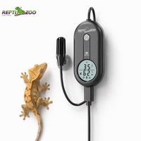 Thermomètre hygromètre intelligent WiFi REPTIZOO pour reptiles, moniteur numérique LCD de température et d'humidité avec contrôle par application, terrarium pour reptiles