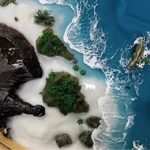 Phong Cách Hiện Đại Gỗ Óc Chó Cao Nhựa <span class=keywords><strong>Epoxy</strong></span> Bàn Gỗ Thiết Kế Bữa Ăn Tối Rõ Ràng Nhựa <span class=keywords><strong>Epoxy</strong></span> Trong Suốt Cho Sông Văn Phòng Bảng - Product Image 6