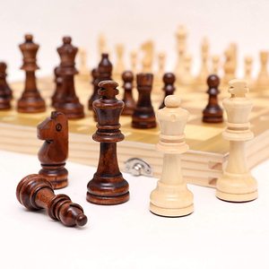 wooden chess international large hest chess board set