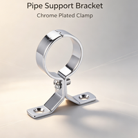 Collier de serrage en laiton, support mural à visser pour tuyau, pince de fixation en laiton pour raccords de tuyauterie d'eau PERT PEX