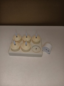 Lãng mạn Đảng trang trí đám cưới Bảng ánh sáng mini 6/Set trà ánh sáng 3D Bullet ngọn lửa có thể sạc lại li-pin LED NẾN đèn - Product Image 5