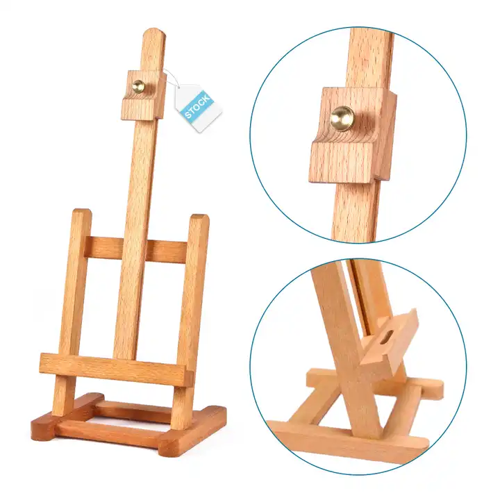 Mini Easel Stand. Mini Wooden Artist Easel. Mini Wood Display