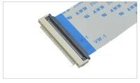 Connecteurs plats flexibles FPC FFC en gros, SMD SMT ZIF, type bascule, contact inférieur, pas de 0,3 mm, 0,5 mm, 1,0 mm, 4 à 60 broches pour carte PCB
