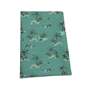 Tela de poliéster con estampado de piel de melocotón, textiles para pantalones cortos, Palma tropical, venta directa de fábrica - Product Image 3
