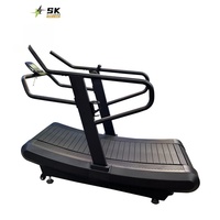 SK Commercial Fitness Tapis de course auto-généré en ABS non motorisé Conception incurvée pour un usage domestique