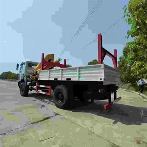 Nouveau <span class=keywords><strong>Camion</strong></span> <span class=keywords><strong>Benne</strong></span> Diesel 4x4 de Haute Qualité avec <span class=keywords><strong>Grue</strong></span> à Flèche Télescopique, Boîte de Vitesses FAST, Capacité de Charge 11-20T, Poids Total Autorisé 5-30T, à Vendre - Product Image 5