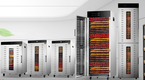 Essiccatore Elettrico per Alimenti in Acciaio Inox a 96 Ripiani per Uso Commerciale, Macchina per Disidratazione di Frutta e Verdura - Product Image 6