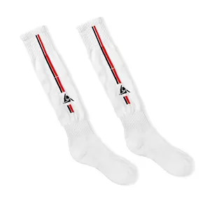Low cut football long socks custom logo socker socks high quality men's football track socks