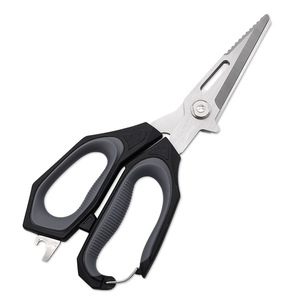 <b>Kitchen</b> <b>Scissors</b> Stainless Steel Straight Tip Multi Purpose For Food Barbecue Fish Chicken Bone Cutting Home Use - Product Image 3