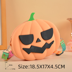 SILIKOLOVE mignon coquille Silicone sac à bandoulière mode décoratif porte-monnaie pour les filles Halloween cadeau de noël - Product Image 6