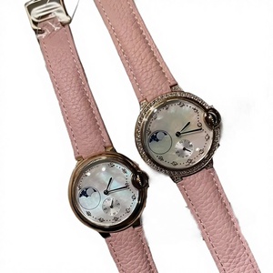 Montre de luxe à quartz et diamants pour femme, élégante, pour femme d'affaires, avec boîte, excellent cadeau, achat en gros, style Cartier - Product Image 1