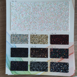 Cuero Brillante de PU Impermeable con Destellos Finos de Arcoíris de 0.6mm para Maletas, Zapatos, Fundas de Teléfono Móvil, Bolsos, Muebles y Uso Decorativo - Product Image 4