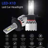 Faisceau lumineux réglable H7 ampoule de phare LED 9005 HB3 9006 HB4 9012 6500K blanc 12000lm 60W accessoires automobiles pour nissan