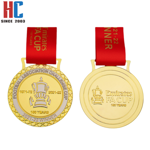 20 ans d'usine personnalisé Qatar 2022 médailles Marathon Football compétition jeux médailles d'honneur personnalisé en gros - Product Image 3