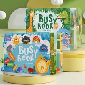 Libro Sensorial para Niños Pequeños, Actividades de Aprendizaje Temprano, Juego de Rompecabezas de Pegar y Combinar, Juguete Educativo para Niños, Libro de Actividades con Cinta Mágica - Product Image 2