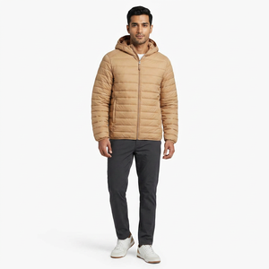 Chaquetas para Hombre de Alta Gama de Pakistán, Servicio OEM, Diseño Personalizado, Chaquetas Impermeables de Poliéster para Hombre, Chaquetas Acolchadas con Capucha - Product Image 1