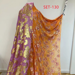 Bộ Quần Áo Somalian Fransanwi Dirac Garbasa Chất Lượng Tốt Nhất Vải Lụa Kim Loại Lurex Vải Lụa - Product Image 3