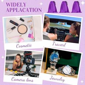 Toy Storage <b>Drawstring</b> Bags Adjustable Small Cloth <b>Pouch</b> Foldable Ditty <b>Pouch</b> for Game Toy Cosmetic Glass - Product Image 5