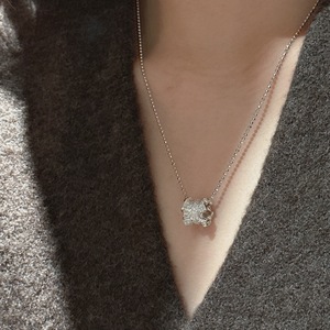 Collar de Cruz con Diamantes Completos en Plata de Ley S925, Estilo Retro de Lujo Ligero, Versátil y Personalizado con Cadena de Caja - Product Image 3