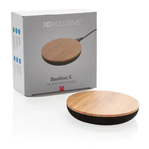 Caricatore wireless Bamboo X 5W, gadget ecologici - Product Image 5