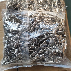 Aiguilles universelles pour pompe à air, accessoires de gonflage à bille en fer nickelé de 38 mm - Product Image 1