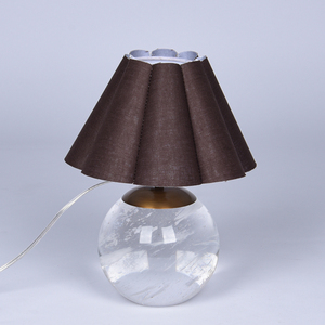 Luxury Crystal Sphere <b>Table</b> Lamp Fabric Shade Modern <b>Bedside</b> Light Decorative <b>Table</b> Lamp for Hotel Bedroom Living Room OEM ODM - Product Image 3