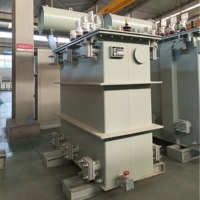 Transformateur de puissance électrique immergé dans l'huile 250 kVA 10 kV, transformateur de distribution triphasé, usine