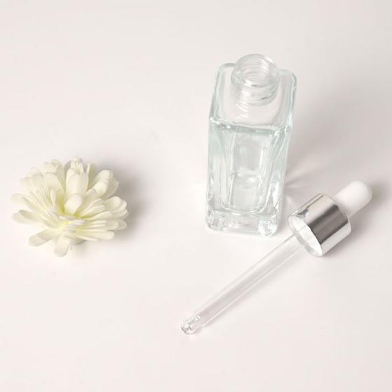 rectangle glass bottle 5 and 15 ml
