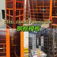 Encofrado de Paneles de Acero y Hormigón Ligero y Ajustable para la Construcción de Columnas y Muros