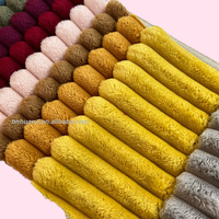 Tissu en velours côtelé à rayures de 2.5cm pour la décoration intérieure 100% Polyester tricoté Style Jacquard uni décoration intérieure et tissu de canapé