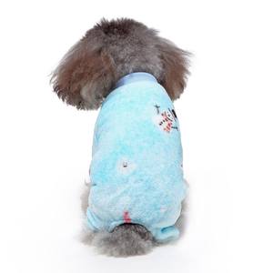 Tek parça pamuk mercan polar çevre dostu kış baskı Classics Casual köpek pijama cadılar bayramı noel partisi komik - Product Image 6