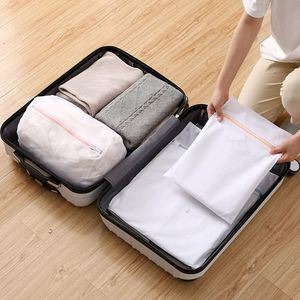 6 sacs de lavage réutilisables pour sous-vêtements et soutiens-gorge, en maille durable avec fermeture éclair - Product Image 5