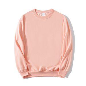 Crew Neck Sweatshirt Thin Polyester Cotton Unisex Casual Wear Sports Loose Fit With Label Size L - Product Image 1