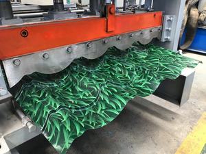 Tráng men ngói cuộn tạo thành máy kim loại lợp ngói tráng men máy làm cho vật liệu xây dựng máy móc - Product Image 2