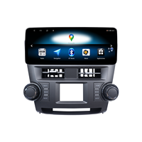 Für 12,3-Zoll TOYOTA 2009-2013 HIGHLANDER DVD-Player Carplay AIJALV Werksfrontplatte Auto-Rahmen Armaturenbrett-Rahmen Touchscreen