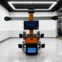 Equipo de Alineación de Ruedas para Automóviles con Pantalla Doble, Máquina de Alineación de Neumáticos Económica de Fábrica para Taller y Garaje