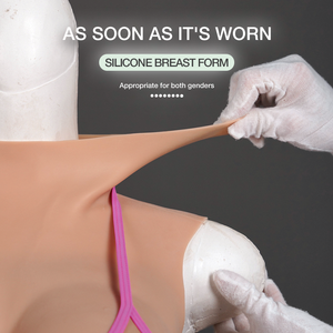 Prótesis de silicona huecas y de cuello redondo, adecuadas para la reasignación de género, senos realistas para personas transgénero. - Product Image 6