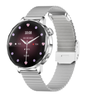 Reloj Inteligente I220 de Acero Unisex, Pantalla Táctil TFT HD de 1.27'', Resistente al Agua IP68, Llamadas Magnéticas por Bluetooth, Respuesta a Llamadas, Frecuencia Cardíaca, Oxígeno en Sangre
