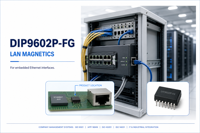 Transformateur réseau DIP9602P-FG 2.5GBASE-T, inductance de fuite maximale de 0,5uH, conforme RoHS, pour cartes d'extension Ethernet