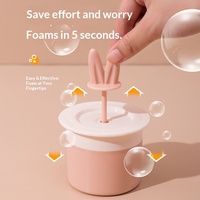Bouteilles moussantes manuelles portables en PP créatif pour nettoyant visage, gel douche et shampoing