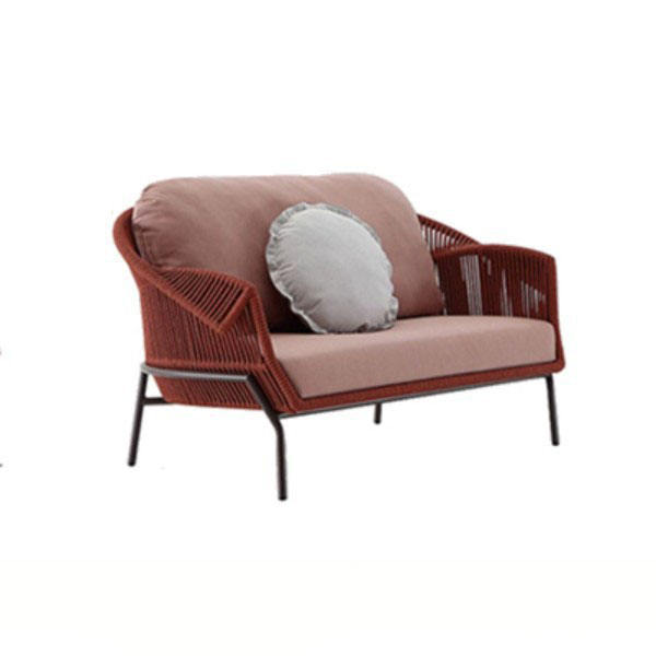 Red-two-seat sofa